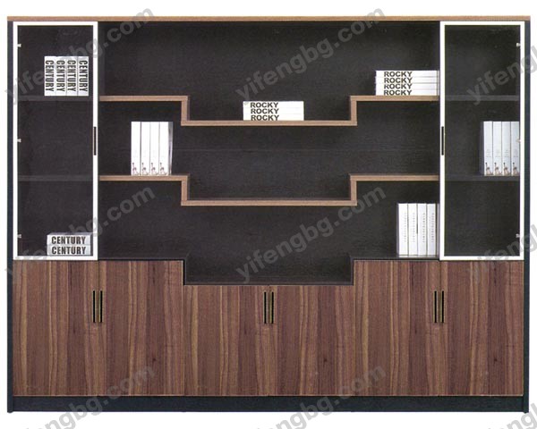 翌沣办公室板式书柜 组合文件柜 展示柜 储物柜 香河家具