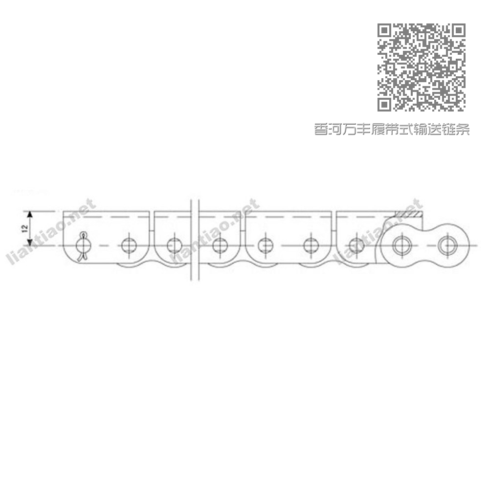 香河万丰履带式输送链条 WF-LT-18