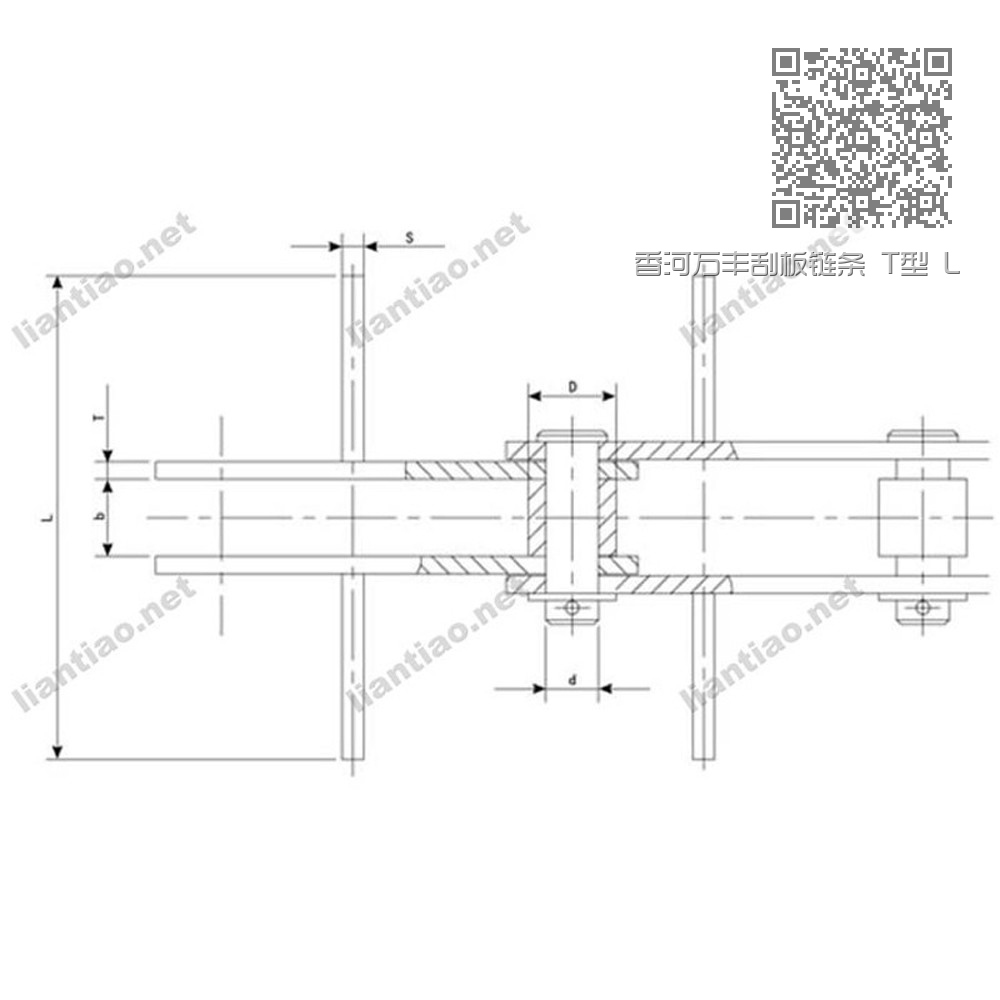 香河万丰刮板链条 T型 L型 WF-LT-15